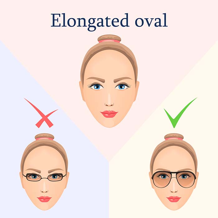Удлиненная форма лица: стрижки и прически, макияж и очки