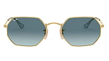 Мужские солнцезащитные очки Ray-Ban Octagonal Classic RB 3556N 91233M мини фото 2