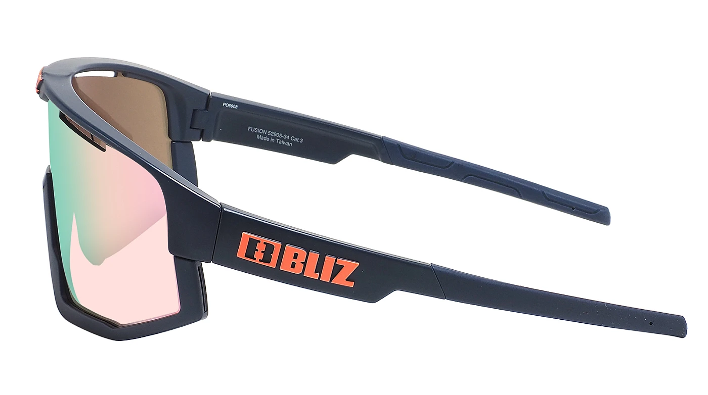 Мужские спортивные очки Bliz Active Fusion Matt Dark Blue фото 8