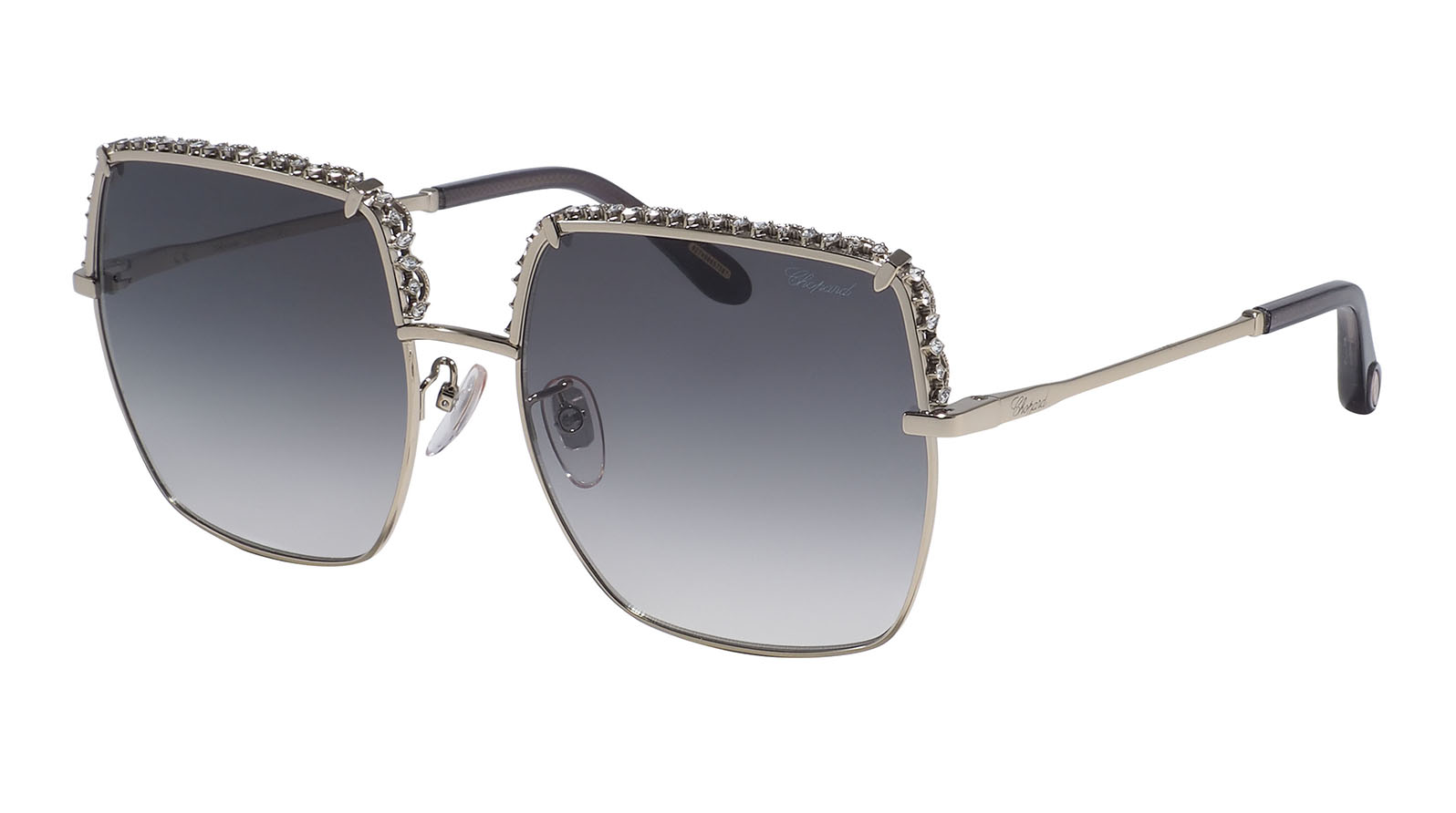 Chopard F12S 594K lukky солнцезащитные очки круглые с декором