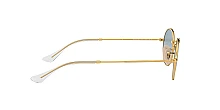 Мужские солнцезащитные очки Ray-Ban Oval Flat Lenses RB 3547N 001/3F мини фото 3