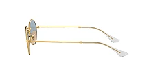 Мужские солнцезащитные очки Ray-Ban Oval Flat Lenses RB 3547N 001/3F мини фото 4