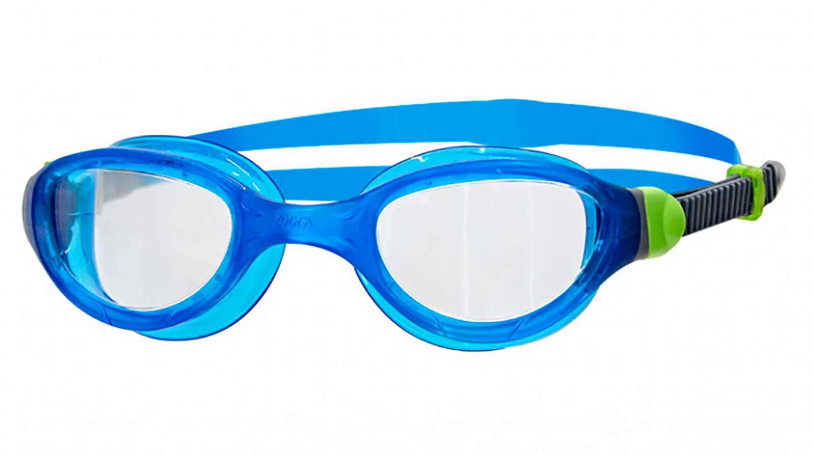 Очки для плавания ZOGGS Phantom 2.0, Clear/Blue zoggs очки для плавания raptor hcb mirror синий синий
