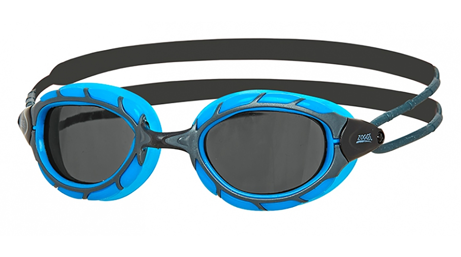 ZOGGS Очки для плавания Predator (синий/черный/дымчатый) Small zoggs очки для плавания predator flex titanium reactor дымчатый regular