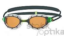 Очки для плавания ZOGGS Predator Polarized Ultra (серый/золотой) Regular