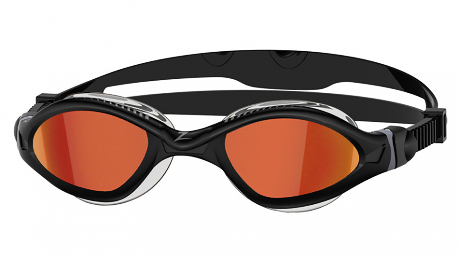 ZOGGS очки для плавания Tiger LSR+Titanium (черный/красный) Regular zoggs очки для плавания predator polarized красный regular
