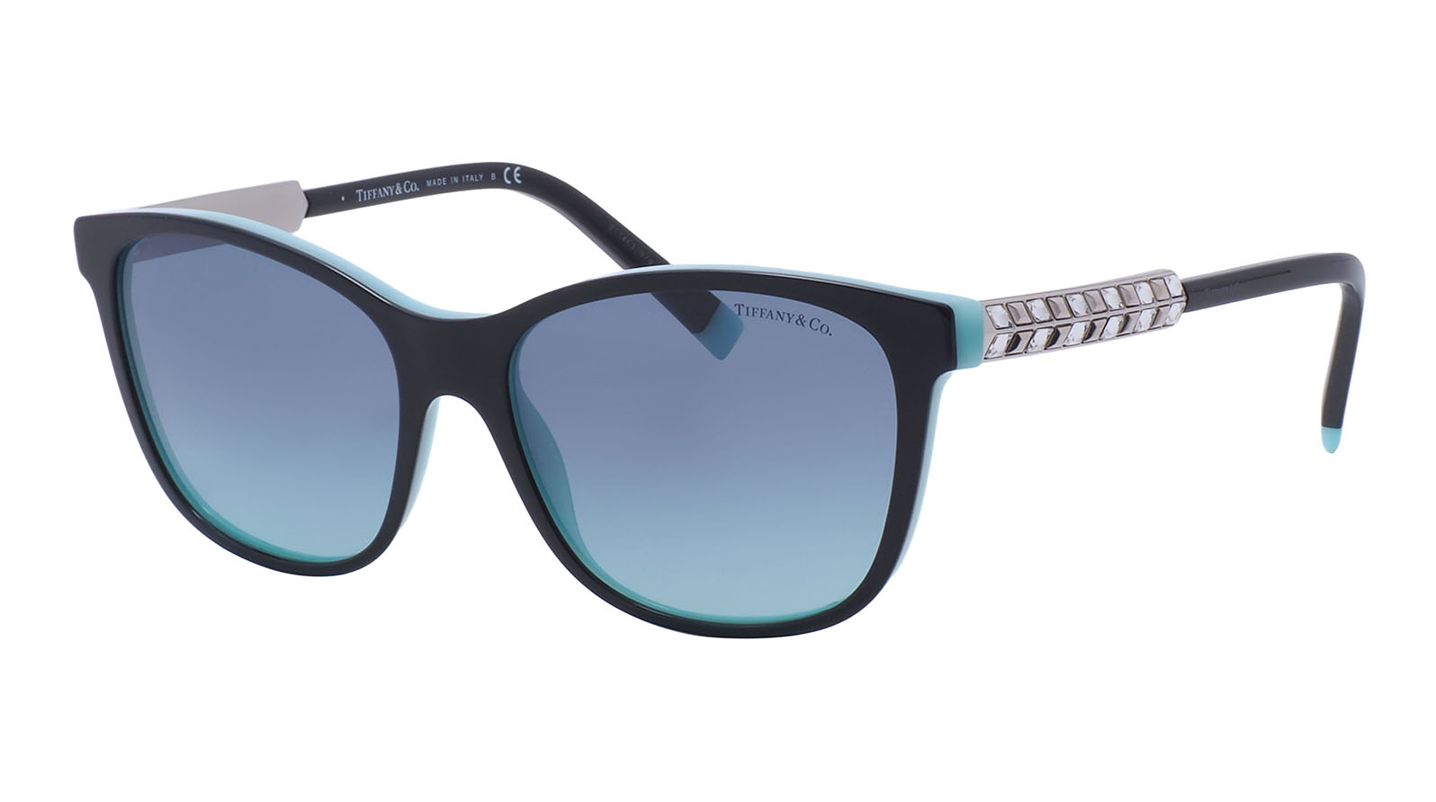 Tiffany&Co 4174B 80559S женские очки для кошек высокие прозрачные треугольные очки ретро металлическая оправа очки для чтения для леди