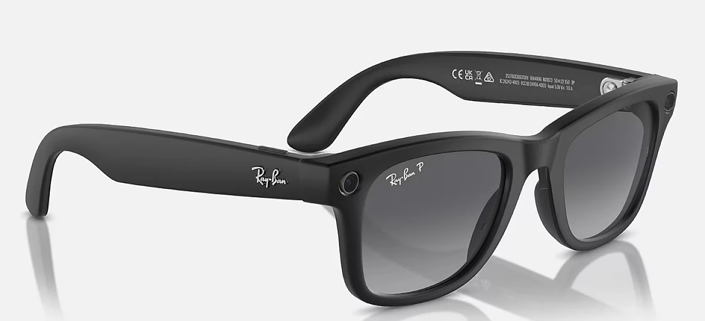 Мужские солнцезащитные очки Ray-Ban Meta Wayfarer 4006 601S/T3 фото 3