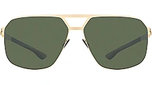 Мужские солнцезащитные очки Ic! Berlin IB-Henry :Matt-Gold :Black :Green Polarized :Donnerstag мини фото 2