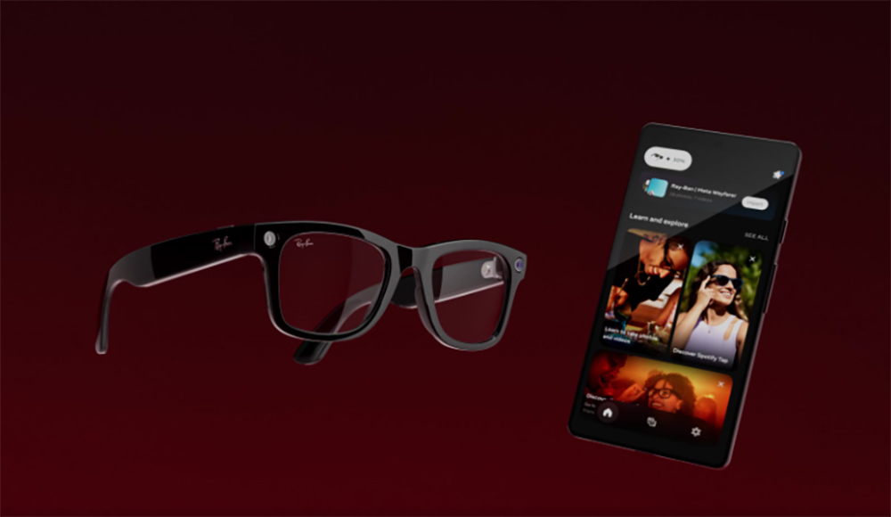 Фото: Приложение Meta View для умных очков Ray-Ban Meta Smart Glasses (признана в России экстремистской организацией и запрещена)