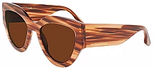 Женские солнцезащитные очки VICTORIA BECKHAM 628S STRIPED BROWN мини фото 1