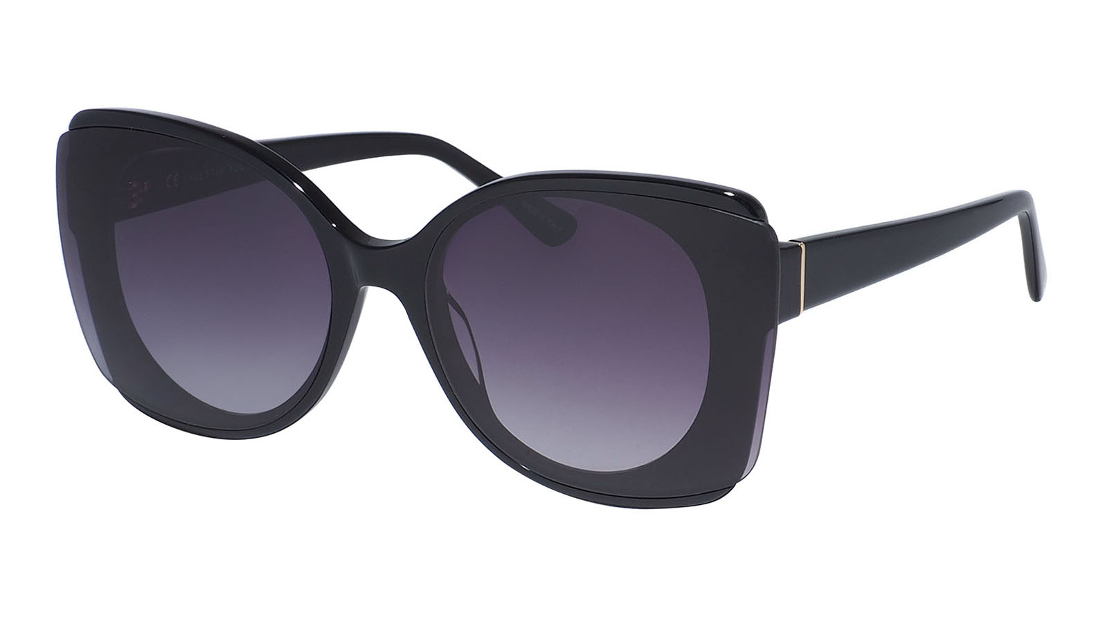 Valentin Yudashkin 1292S C1 винтажные солнцезащитные очки без оправы со стразами нерегулярные режущие линзы модные градиентные солнцезащитные очки anti uv400