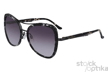 DONNA KARAN 503S BLACK GREY TORT