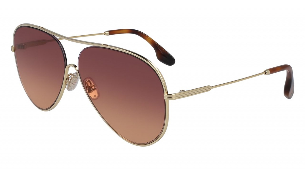 

VICTORIA BECKHAM 133S GOLD/WINE ORANGE