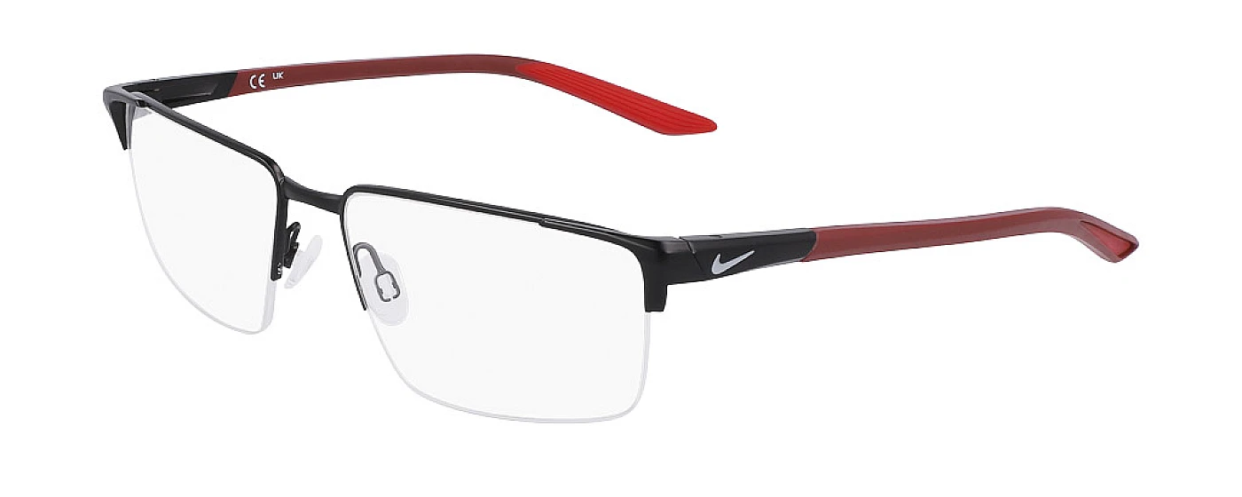 Оправа для очков для зрения NIKE 8054 Black/Matte Red фото 1