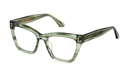 TWINSET W013V TRASP.STRIPED GREEN