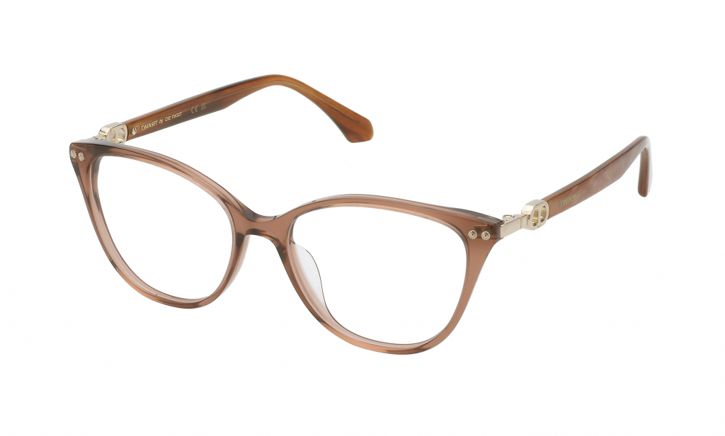 

TWINSET W014 SHINY TRANSP.BROWN