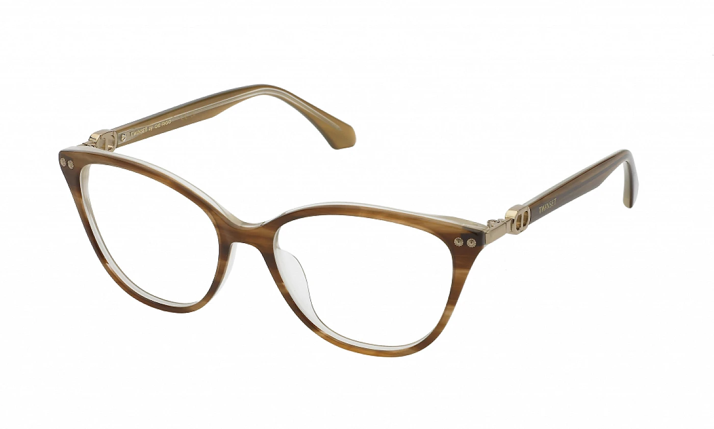 Оправа для очков TWINSET W014 BROWN TOP+FULL HAZEL фото 1
