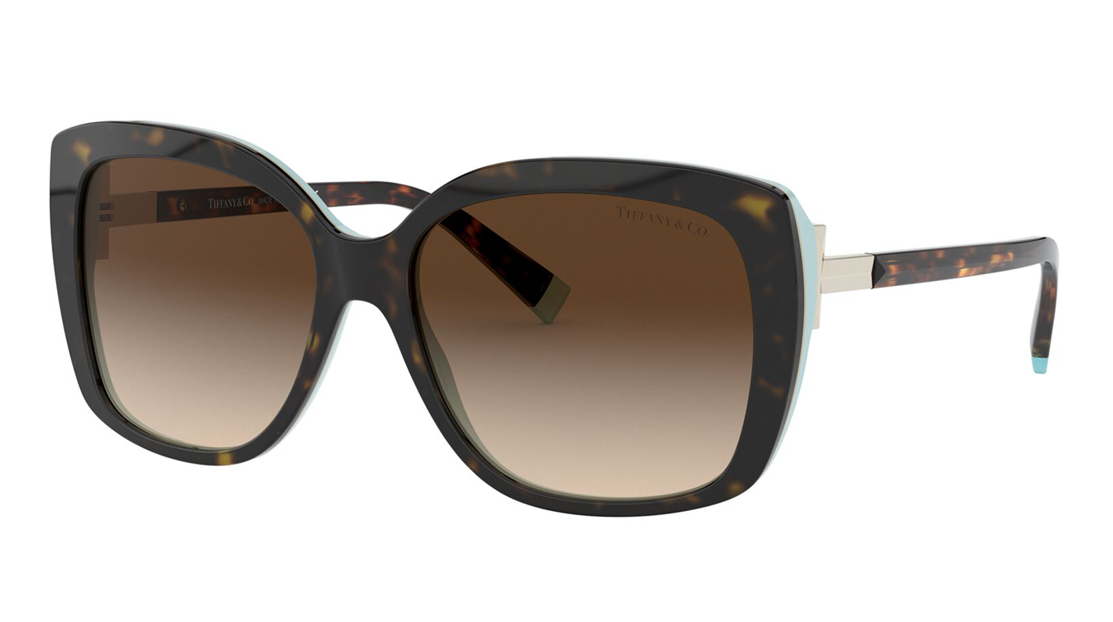 Tiffany&Co 4171 81343B винтажные солнцезащитные очки без оправы со стразами нерегулярные режущие линзы модные градиентные солнцезащитные очки anti uv400
