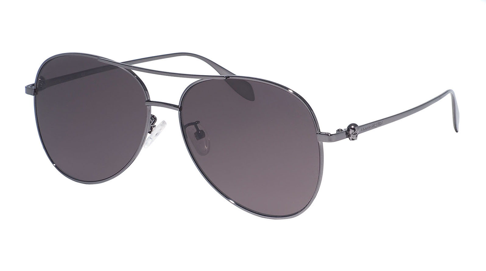 Alexander McQueen 0274S 001 lukky солнцезащитные очки круглые с декором