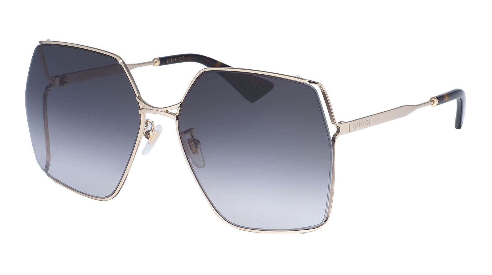 Gucci 0817S 001 lukky солнцезащитные очки круглые с декором
