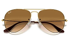 Мужские солнцезащитные очки Ray-Ban Aviator RB 3025 001/51 мини фото 5