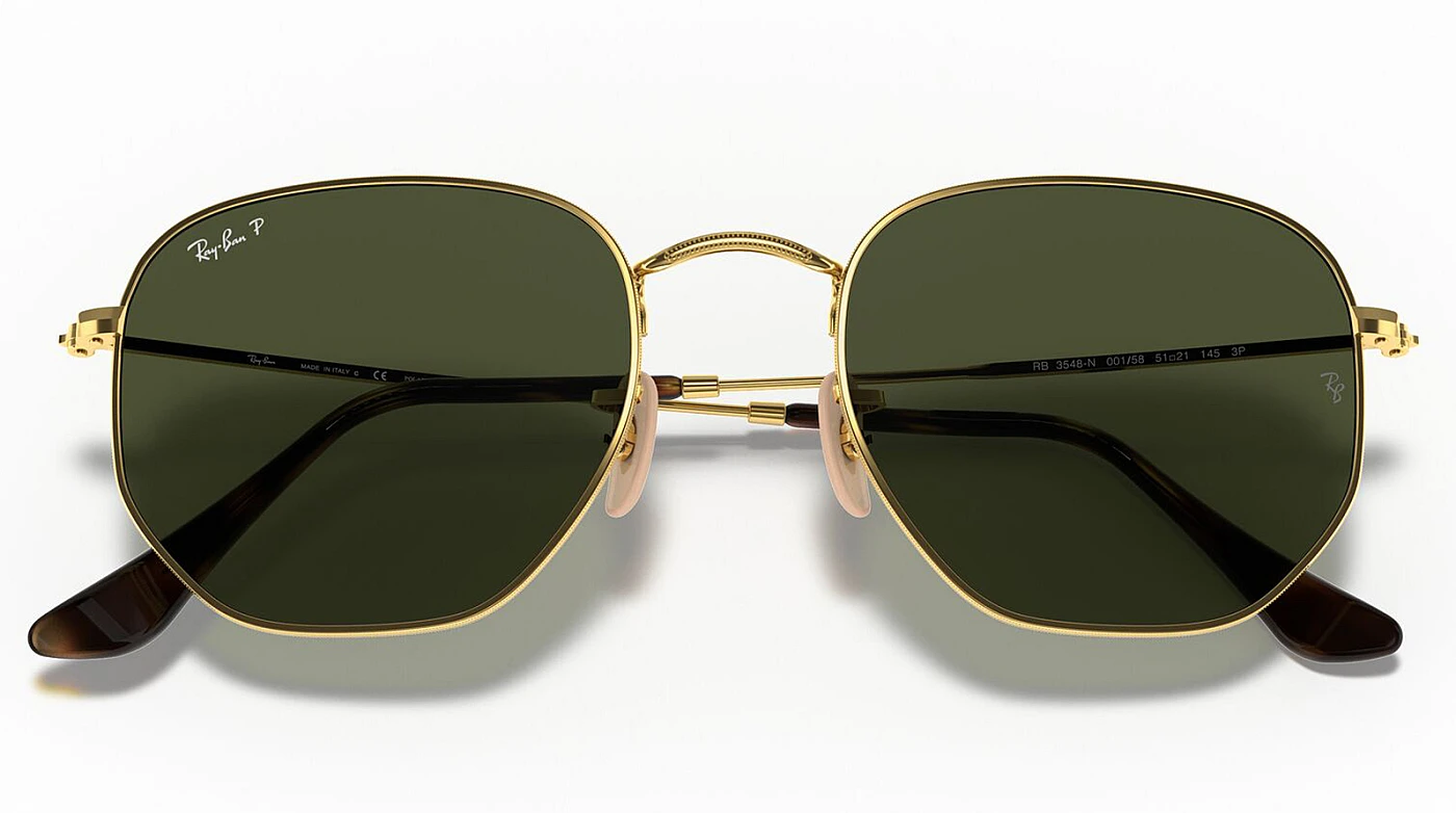 Мужские солнцезащитные очки Ray-Ban Hexagonal RB 3548N 001/58 фото 5