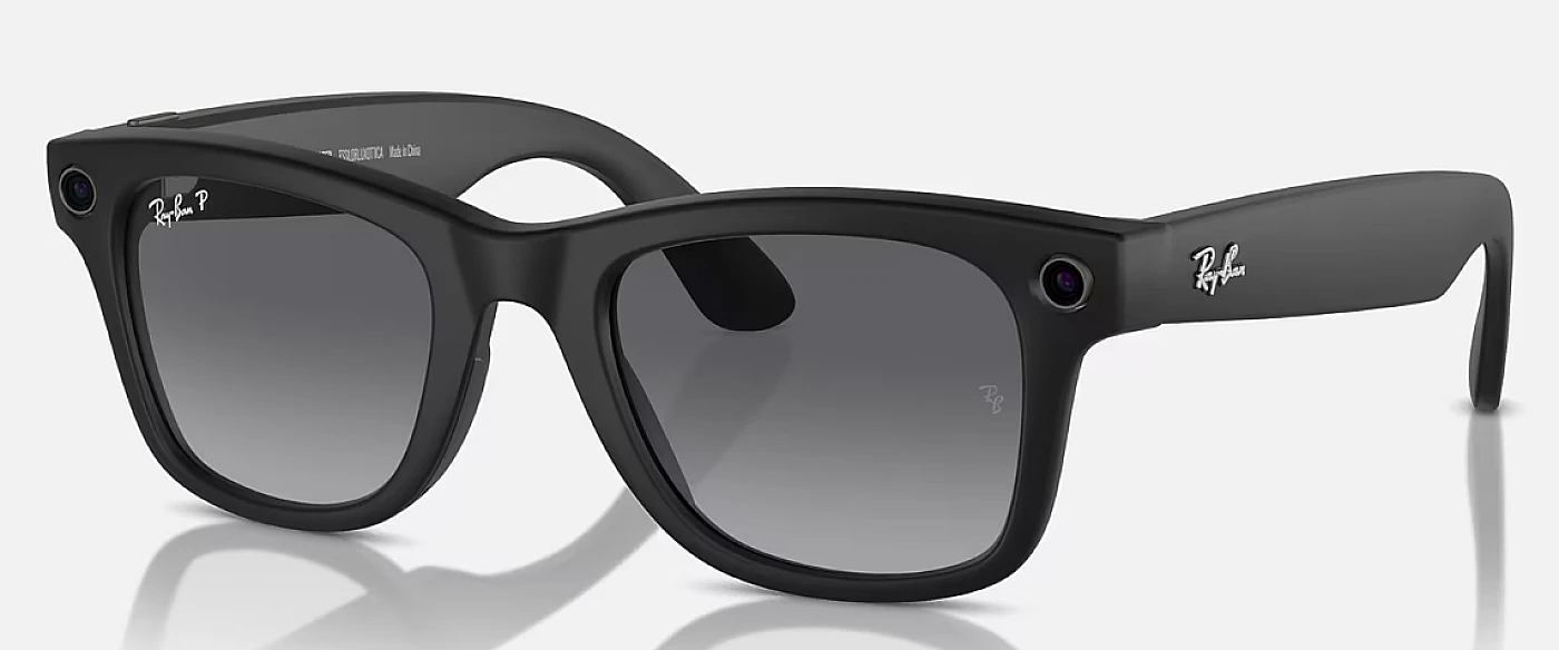 Мужские солнцезащитные очки Ray-Ban Meta Wayfarer 4008 601S/T3 фото 1