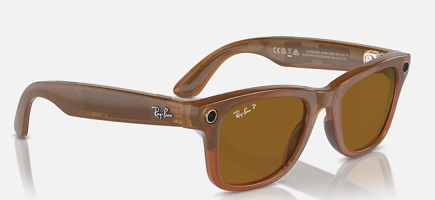Очки Ray-Ban Meta Wayfarer 4008 6706/83 фото 3