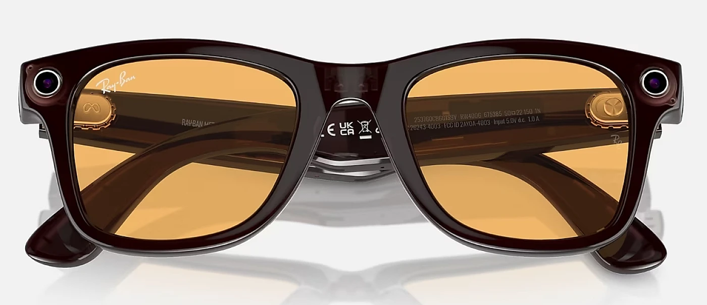 Мужские солнцезащитные очки Ray-Ban Meta Wayfarer 4008 6753/85 фото 4