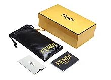 Женские солнцезащитные очки Fendi 40029U 01B 59 мини фото 5