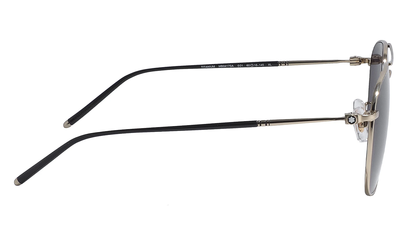 Мужские солнцезащитные очки Montblanc 0417SA 001 фото 3