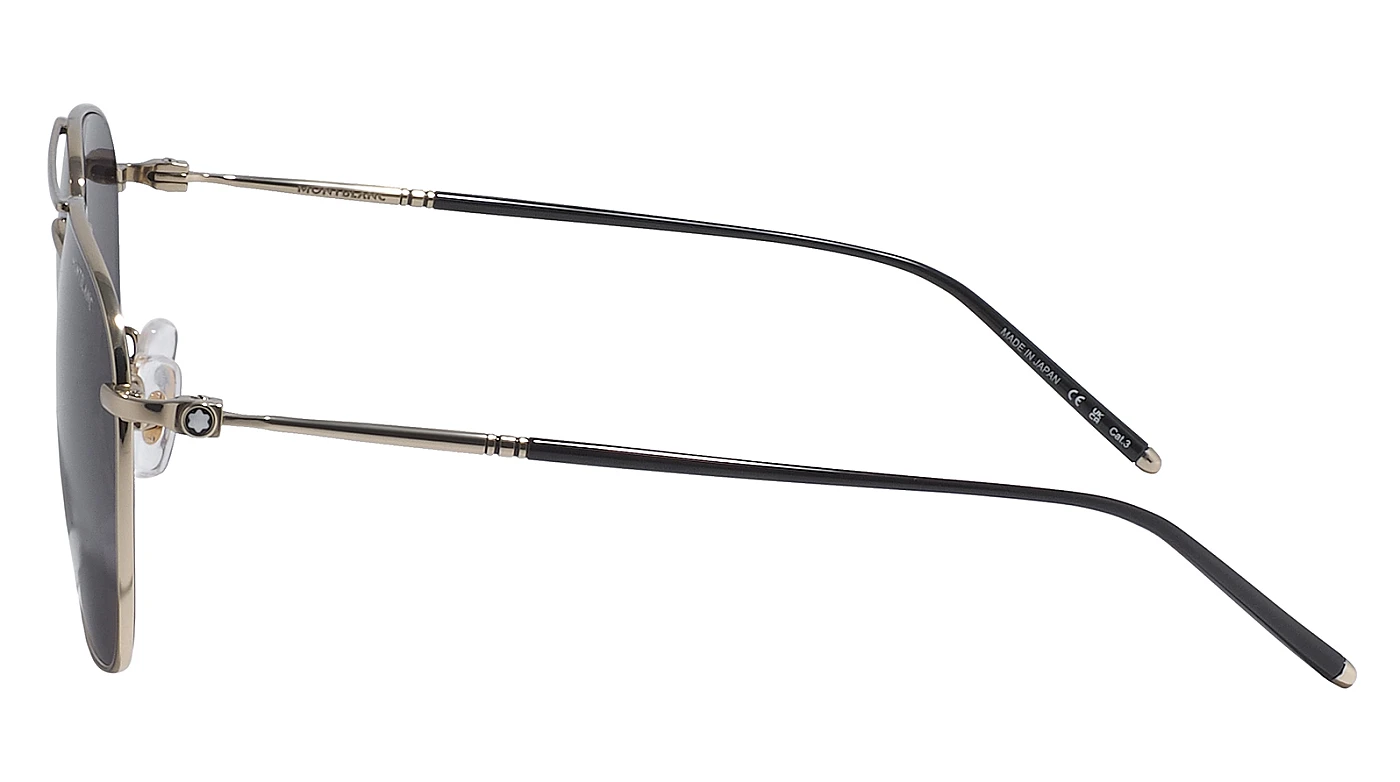Мужские солнцезащитные очки Montblanc 0417SA 001 фото 4