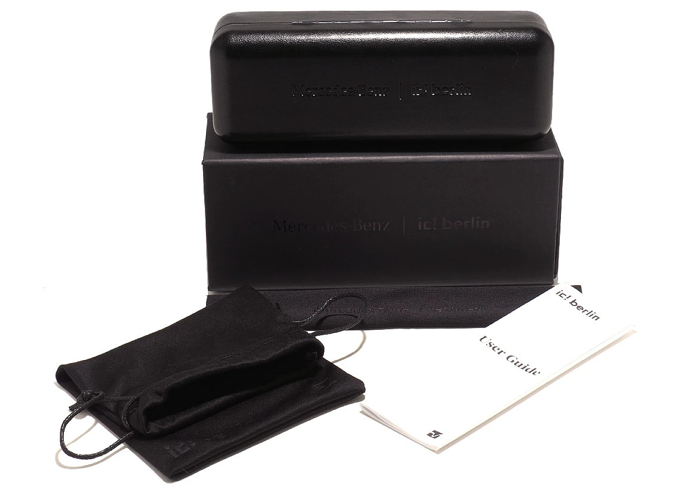 Солнцезащитные очки Ic! Berlin MB 15 Black Black-Clear фото 4