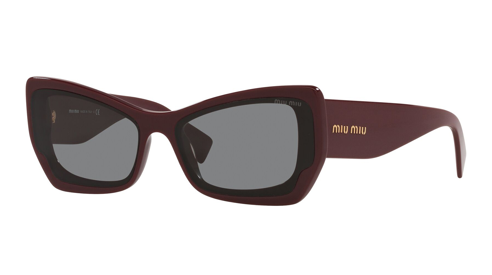 Miu Miu 07XS 01T02N очки солнцезащитные детские uv 400 линза 3 8х5 5 см ширина 12 см дужка 13 см серые
