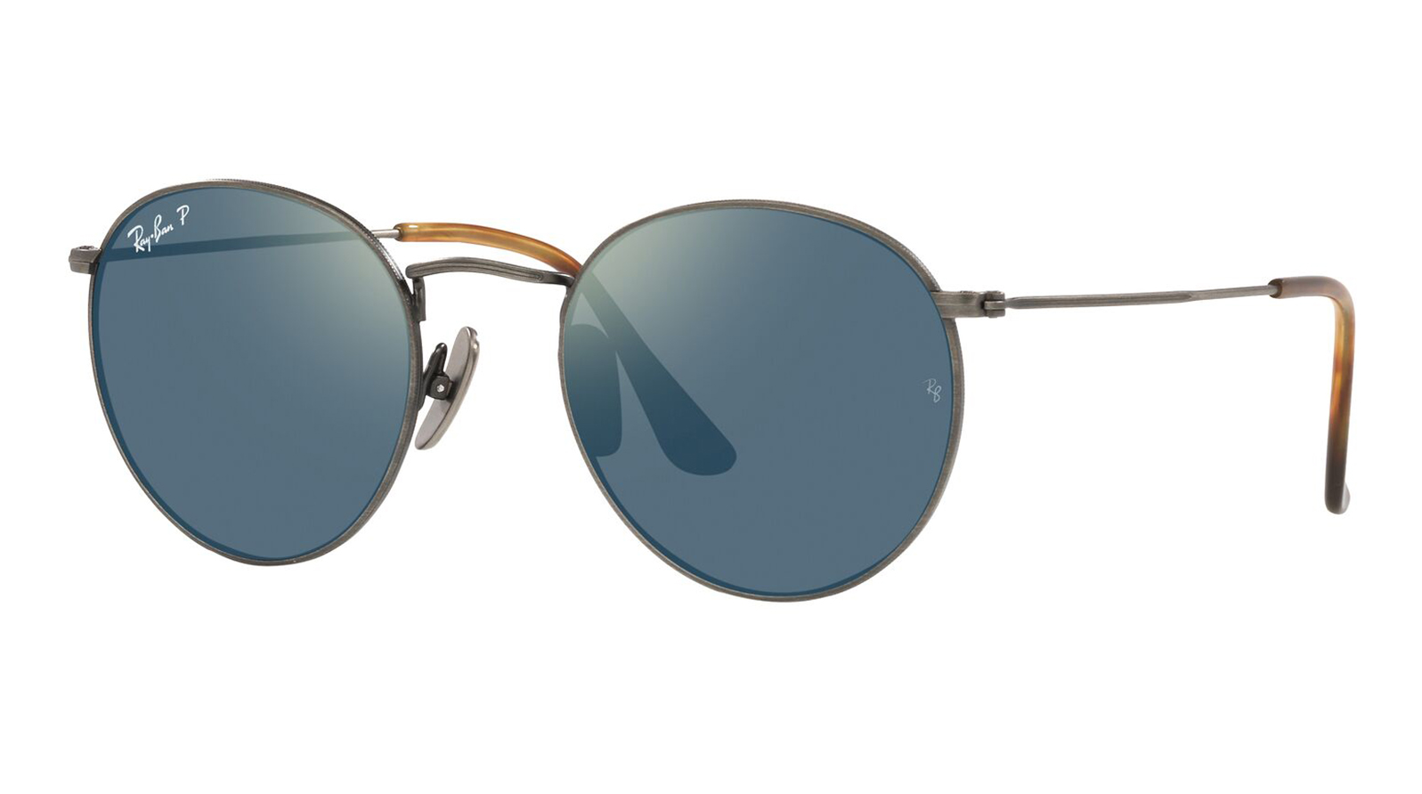 Ray-Ban Round Metal Titanium RB 8247 9208T0 шкаф купе 2 х дверный max 22 1600×600×2300 мм ясень анкор тёмный стекло тёмно серое